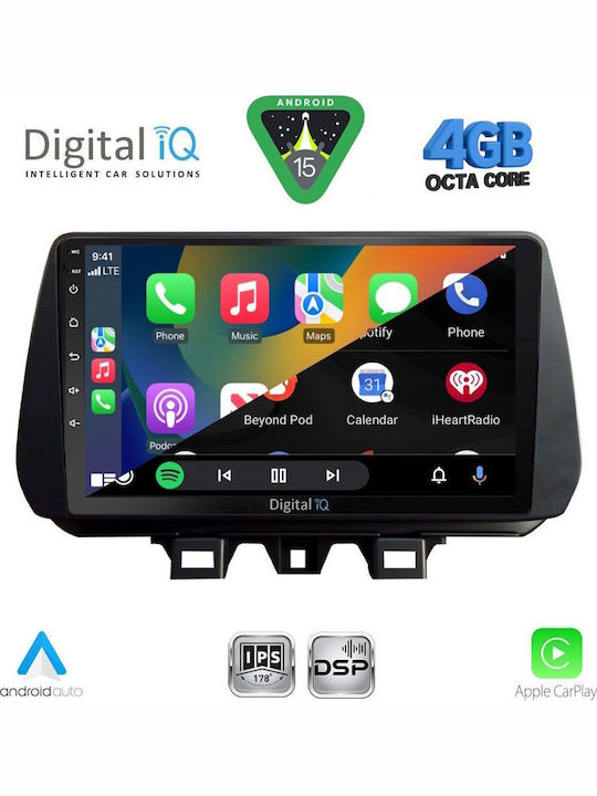 Digital IQ Ηχοσύστημα Αυτοκινήτου για Hyundai Matrix 2001-2010 (Bluetooth/USB/WiFi/GPS/Apple-Carplay/Android-Auto) με Οθόνη Αφής 9"