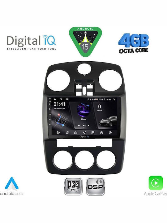 Digital IQ Car Audio System for Jeep Grand Cherokee 1999-2004 Bluetooth USB WiFi GPS Apple CarPlay Android Auto with 9" Touch Screen