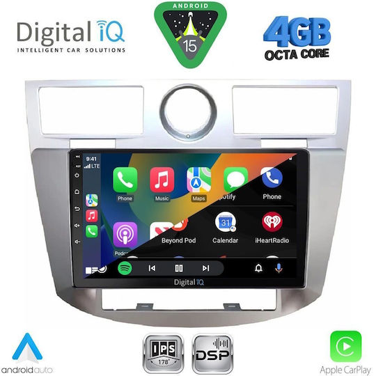 Digital IQ Car Audio System for Jeep Grand Cherokee 1999-2004 Bluetooth USB WiFi GPS Apple CarPlay Android Auto with 9" Touch Screen