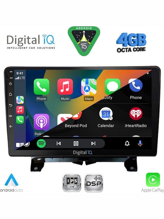 Digital IQ Car Audio System for Land Rover Discovery / Range Rover Sport 2004-2009 Bluetooth USB WiFi GPS Apple CarPlay Android Auto with 9" Touch Screen