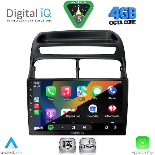 Digital IQ Ηχοσύστημα Αυτοκινήτου για Fiat Linea 2007-2011 (Bluetooth/USB/WiFi/GPS/Apple-Carplay/Android-Auto) με Οθόνη Αφής 9"
