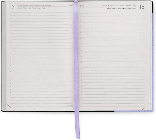 Legami Milano Ημερήσια Ατζέντα 2026/27 Cosmic Lilac 12x18εκ.