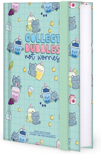 Legami Milano Kitty Bubble Tea Дневен Дневник 2026/27 Kitty Bubble Tea 9.5x13.5см