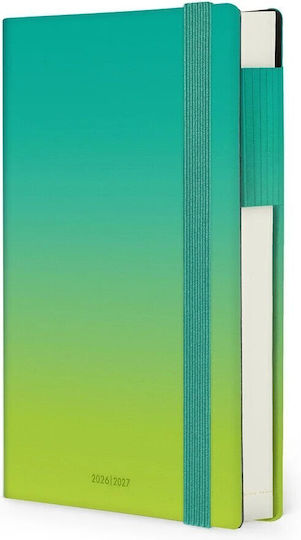 Legami Milano Daily Agenda 2026/27 Shades Green 12x18cm