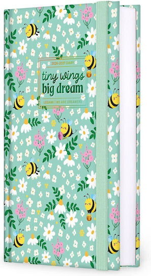 Legami Milano Daily Agenda 2026/27 Bee Green 12x18cm