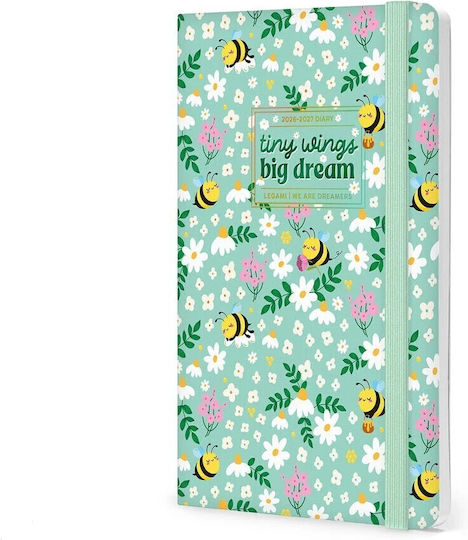 Legami Milano Weekly Agenda 2026/27 Bee Green 12x18cm
