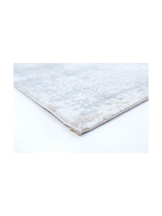 Ezzo Venice 9118acd Wohnzimmer Teppich Ecru 80x300cm