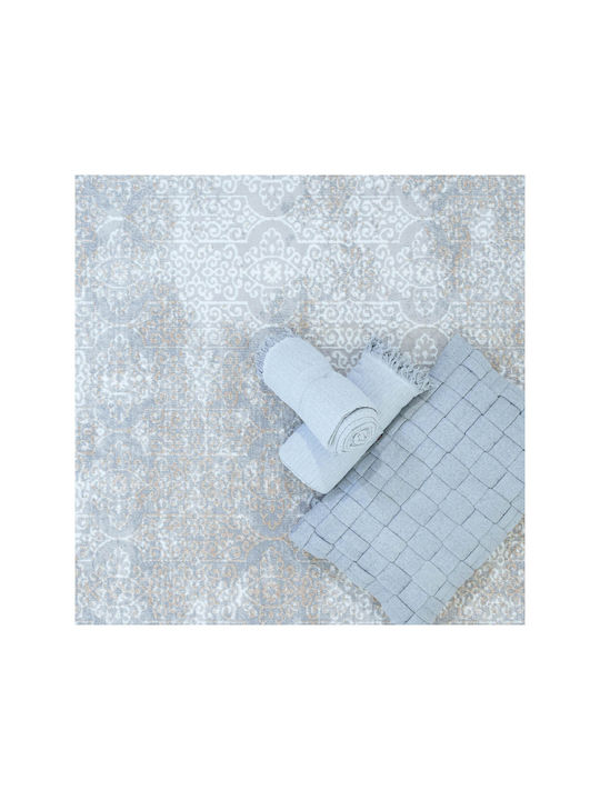 Ezzo Venice 9118acd Wohnzimmer Teppich Ecru 80x300cm