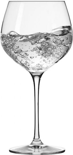 Krosno Set Water Glasses Goblet Crystal 570ml 6 Pieces