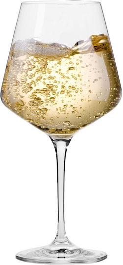 Krosno Set Pahare Vin Alb Cu Picior Din Cristal 460ml 6 Bucăți