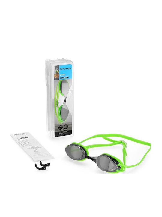 Spokey Sparki Swimming Goggles Adults with Anti-fog Lenses Green