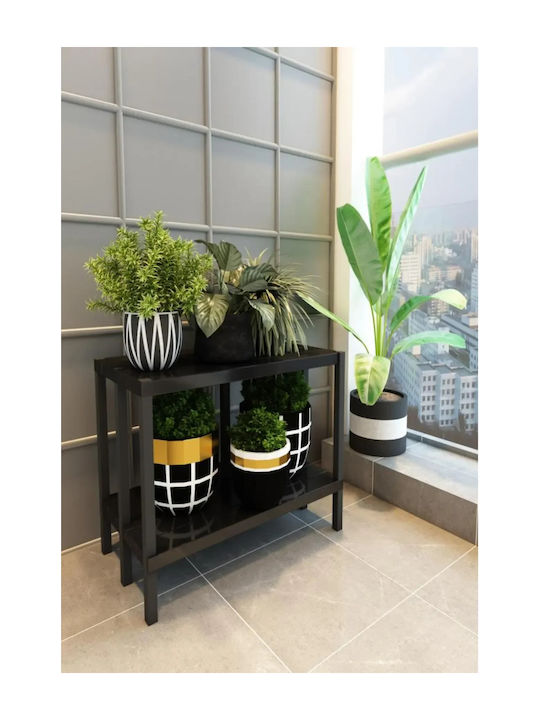 Black Bookcase 55x30x53.5cm