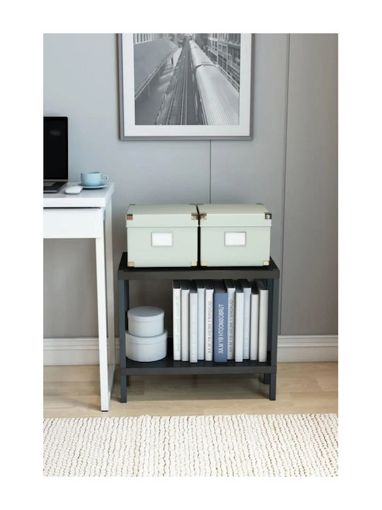 Black Bookcase 55x30x53.5cm