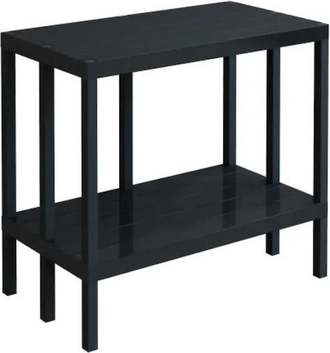 Bücherregal Schwarz 55x30x53.5cm