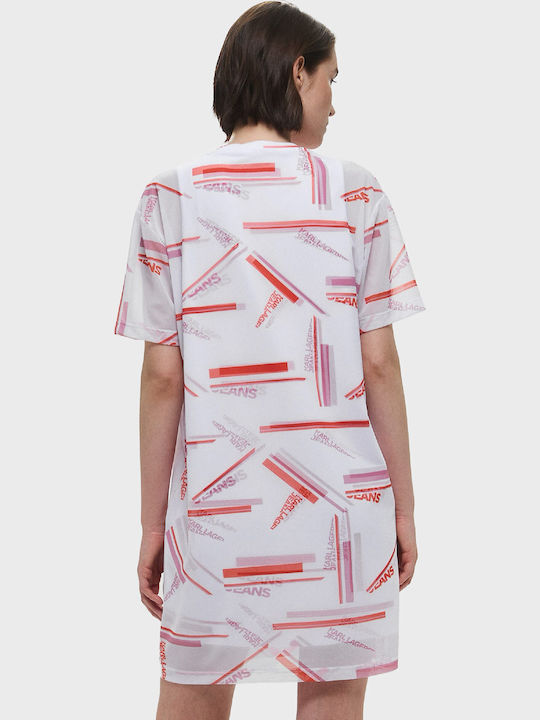 Summer Mini T-Shirt Dress White