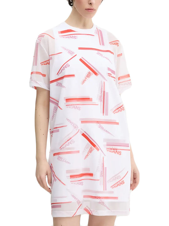 Summer Mini T-Shirt Dress White