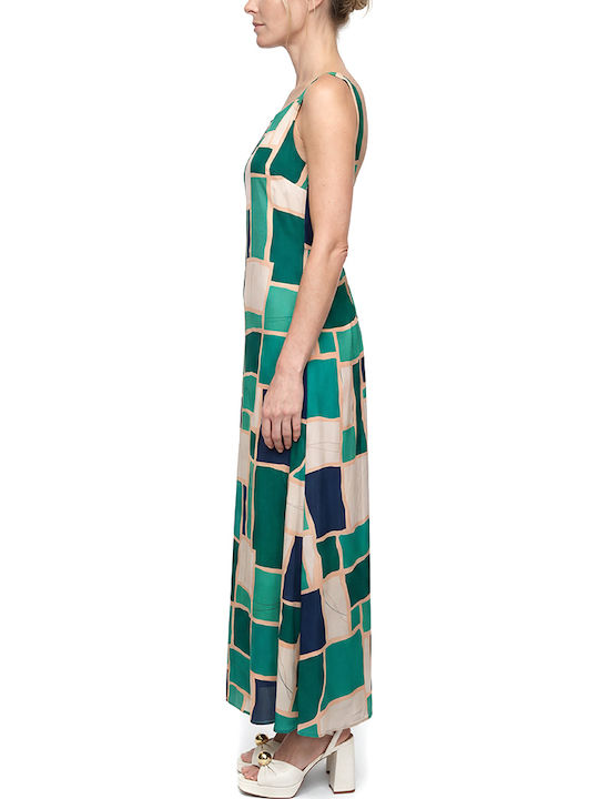 Maxi Dress for Wedding - Christening Beige - Blue - Green
