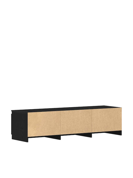 Dulap TV Negru 140x40x36cm
