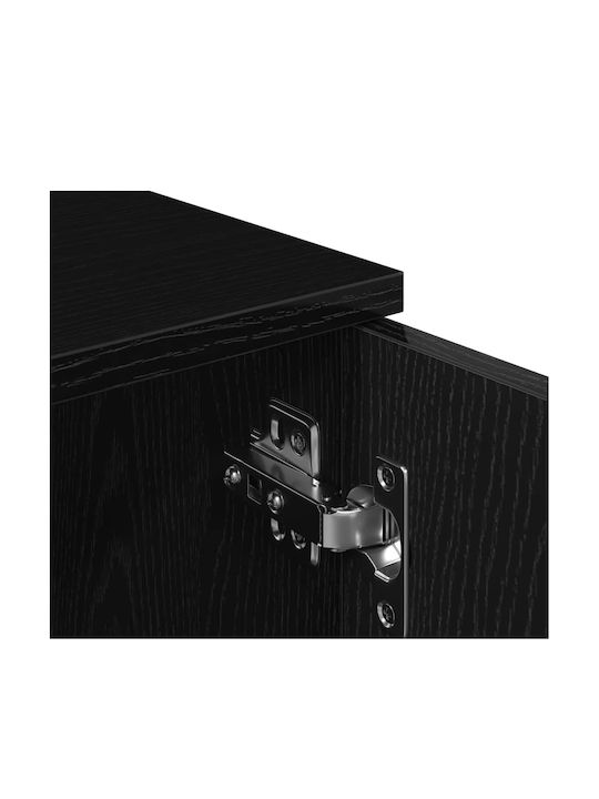 TV Stand Black M102xD30xH37.5cm