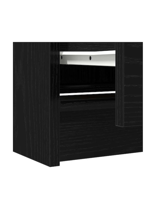 Έπιπλο Τηλεόρασης Μαύρο Μ40xΠ35xΥ54cm