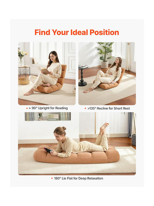 Multifunctional Bean Bag Chair Brown
