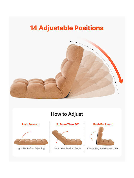 Multifunctional Bean Bag Chair Brown