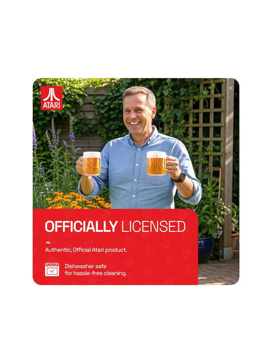 Thumbs Up Thumbs Up Bier Kelch aus Glas in Goldfarbe 600ml