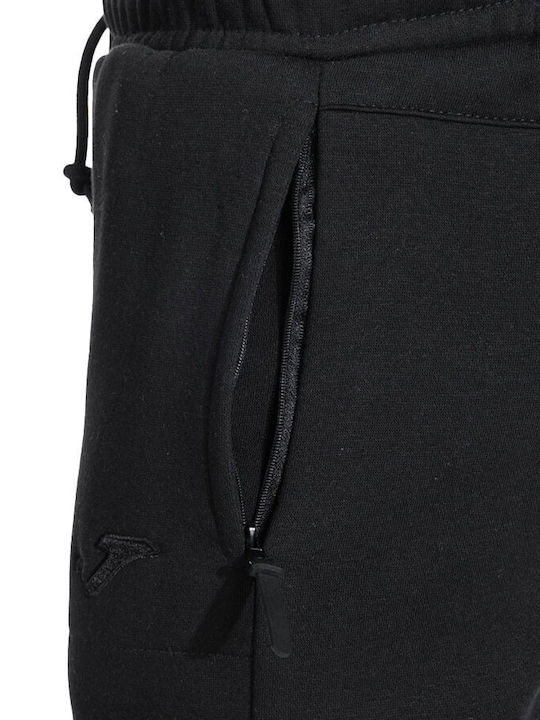 Herren-Sweatpants Cargo-Hose Schwarz