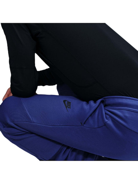 Tech Sweatpants With Purple Elastic