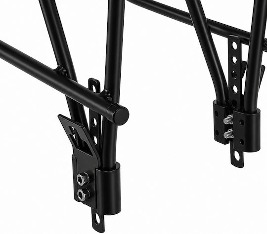 Suport De Bicicletă Montat Pe Cadru Zola Aluminiu Greutate Maximă Suportată 25 Kg 38 X 17 X 36 Cm Negru