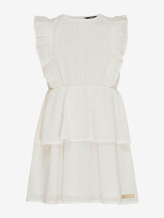 Детска Рокля Обикновени Offwhite