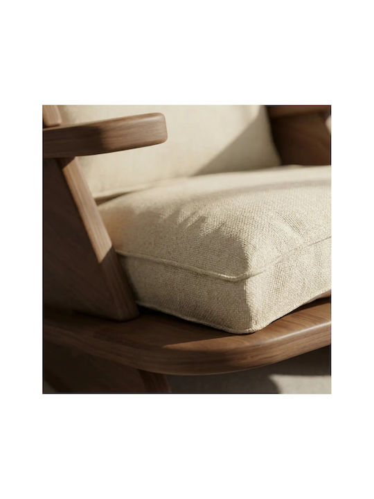 Hochlehner-Sessel Braun 65x74x65cm