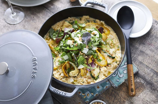Staub Κουτάλα Κουζίνας από Σιλικόνη Μαύρη 31cm