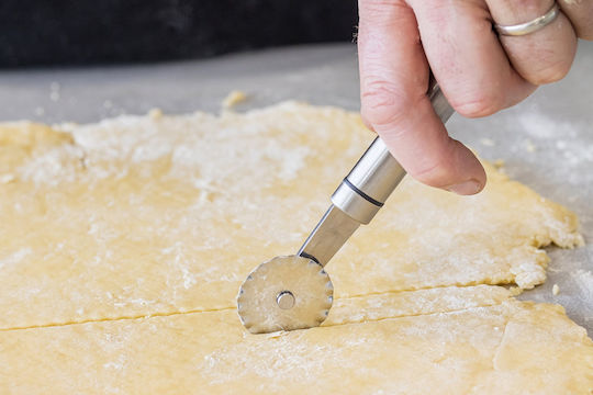 Kitchen Craft Ρόδα Ζύμης από Ανοξείδωτο Ατσάλι