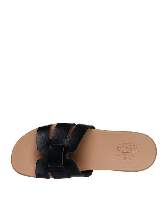 Bobs Desert Kiss Flip Flops In Black Colour