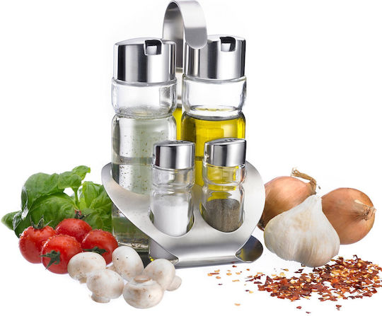 Westmark Set Ladoxido cu Solniță și Piperniță din Sticlă cu Flux 160ml