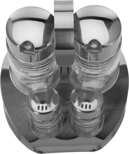Westmark Set Ladoxido cu Solniță și Piperniță din Sticlă cu Flux 160ml