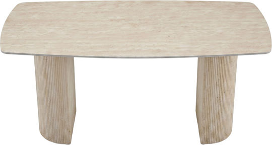 Loosir Τραπεζαρίας Sandstone 180x90x74εκ.