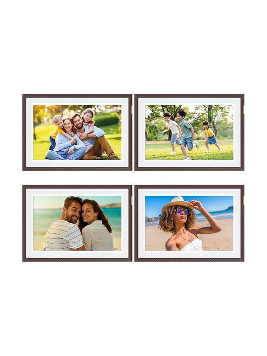 SPV Digital Photo Frame with Touch Screen 1" with WiFi Brown SPV-44-FF