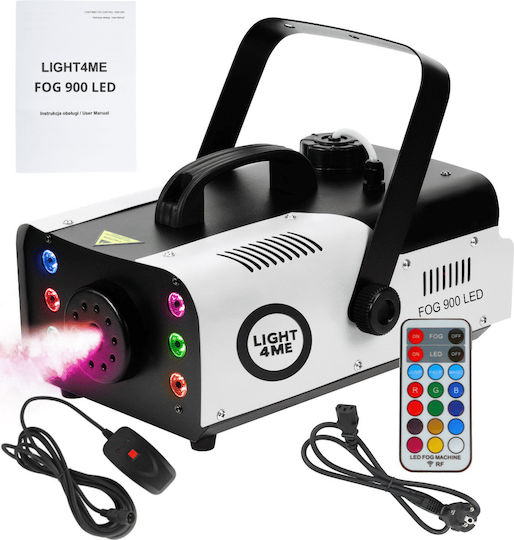 Light4me Fog Μηχανή Καπνού 900W με Ασύρματο / Ενσύρματο Χειριστήριο