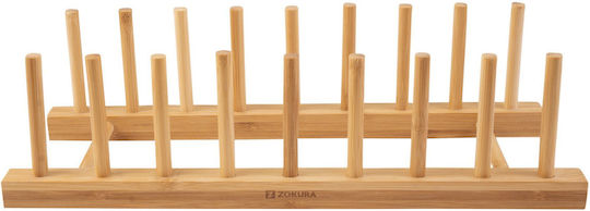Zokura Cabinet Dish Rack Wooden 11.5x30x9cm