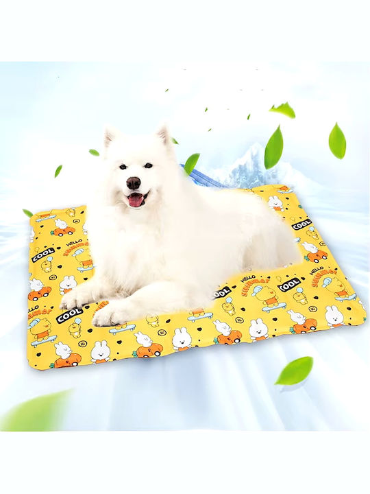Dog And Cat Cooling Dog Mattress Yellow 40x50cm
