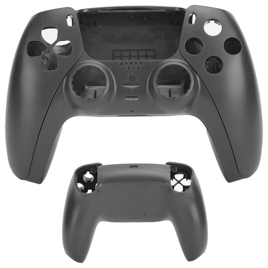 Replacement Shell Controller Replacement Front Rear Full Housing Shell Cover Without Button & Electronics Controller Sony Playstation 5 PS5 Gamepad Dualsense Edge Controller BDM-010 to BDM-050 Gray Code 1-game332
