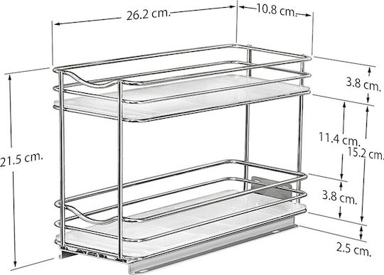 Zokura Stainless Steel Spice Organizer