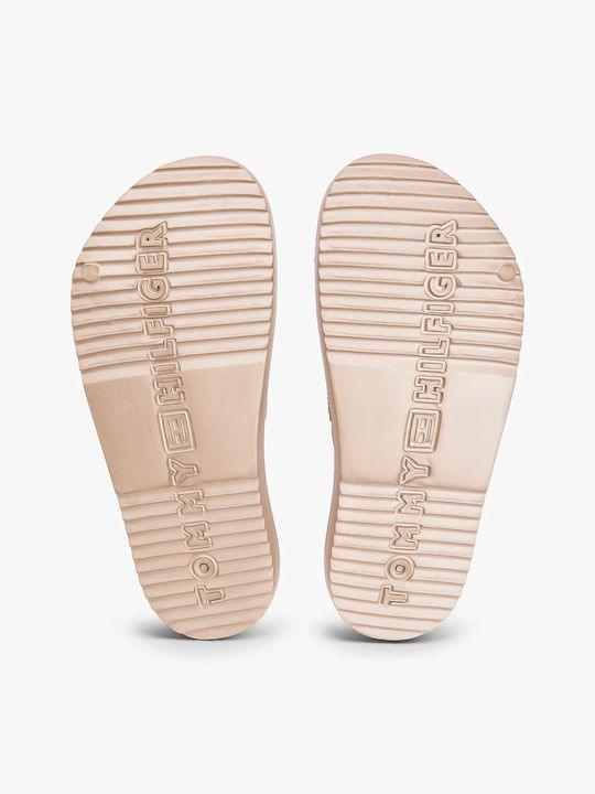 Women's Flat Sandals Safari Canvas Pearlized