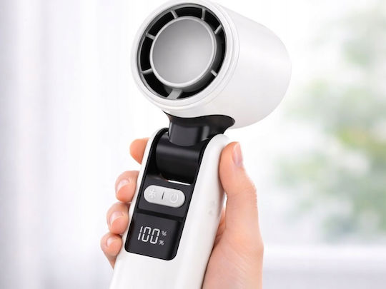 Verk Group Portable USB Fan 199 Speeds Folding Flashlight Display 5907451381588