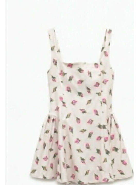 Sommer Mini Damenkleid Crema