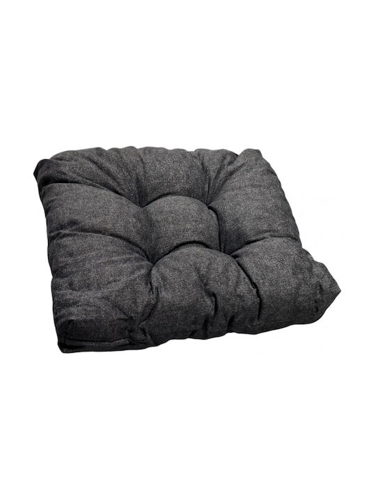 Garden Chair Cushion Bamboo Dark Gray 38x38cm