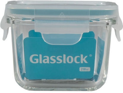 Glasslock Дохия За Храна Стъклено Синьо 210ml