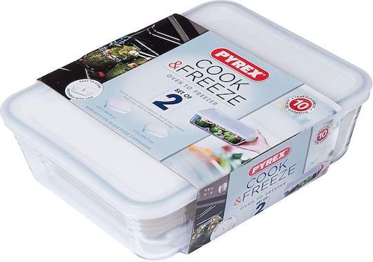 Pyrex Кутия За Храна Стъклена 1.5lt